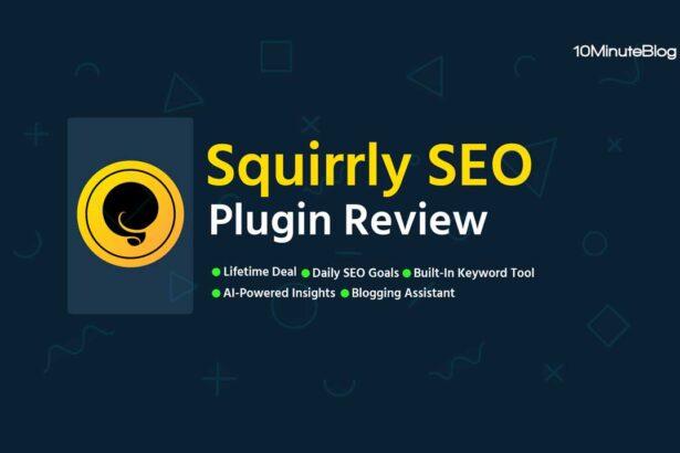 Squirrly SEO Review The Squirrly SEO lifetime deal AppSumo 